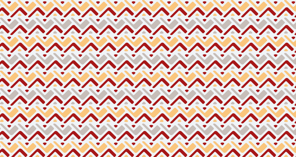 Geometric pattern wallpaper design file showing modern chevron and heart motifs