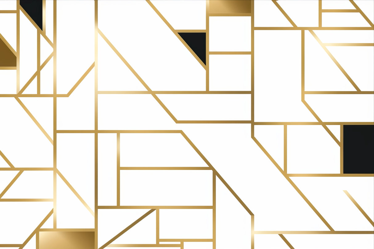 Geometric gold and white pattern design file showing intricate linear details
