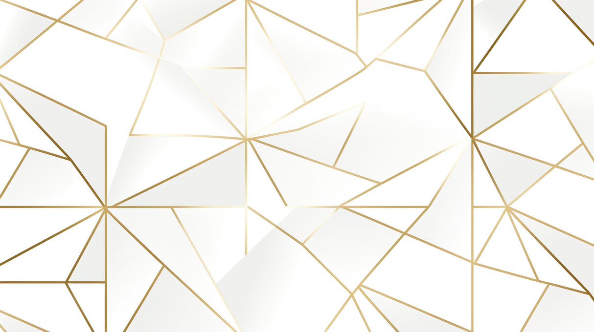 Design file showing precise gold geometric pattern on white background