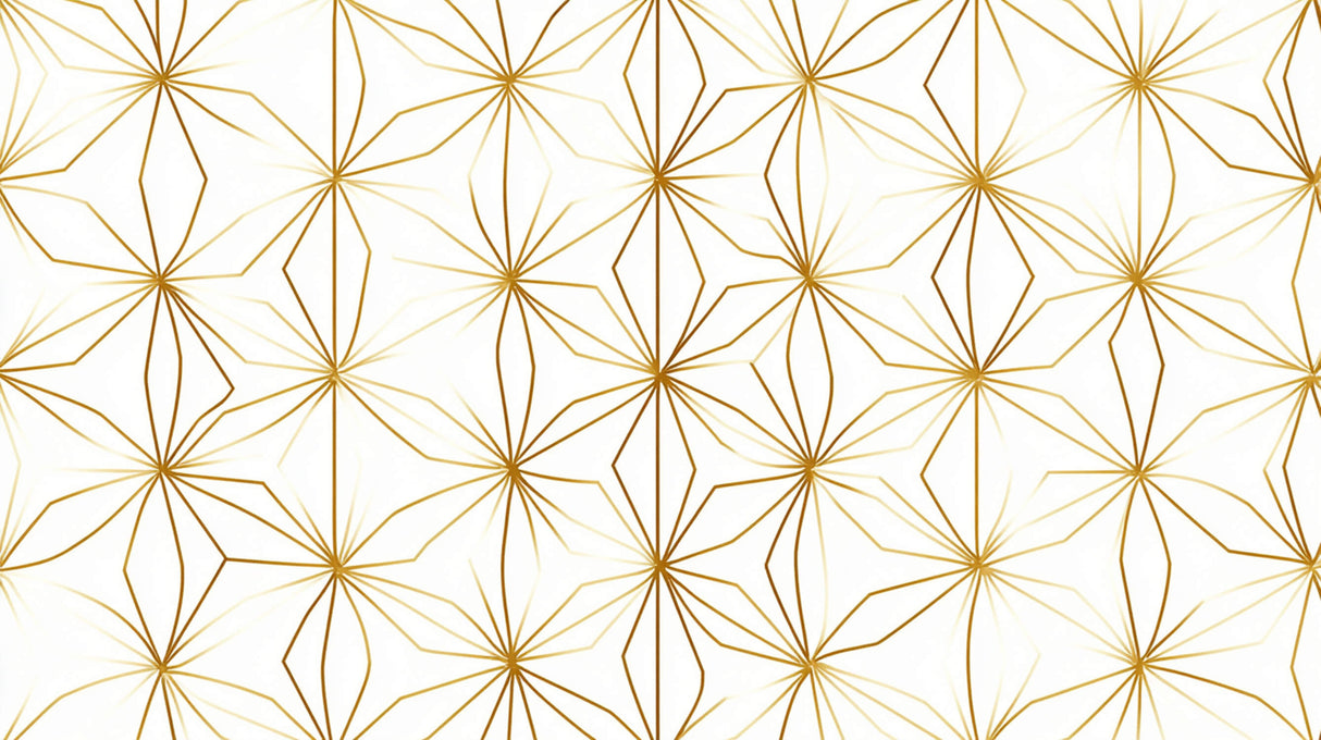 Geometric gold star pattern design file showing intricate details and precise lines