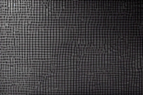 Design file of modern grey geometric wallpaper showing detailed grid pattern