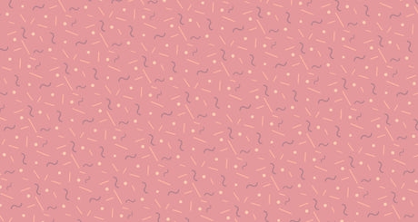 Pink Memphis pattern geometric wallpaper design file showing detailed pattern and color scheme