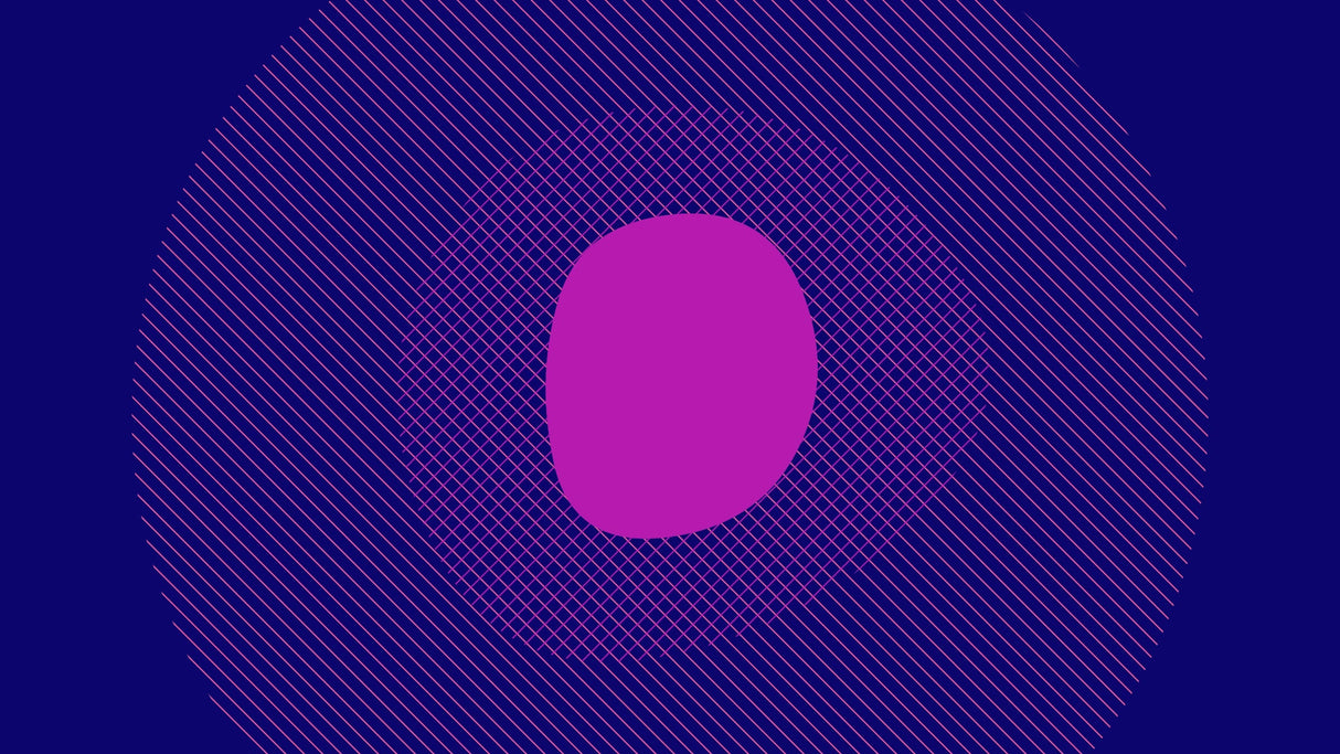 Purple geometric pattern design file showing detailed abstract shapes and lines