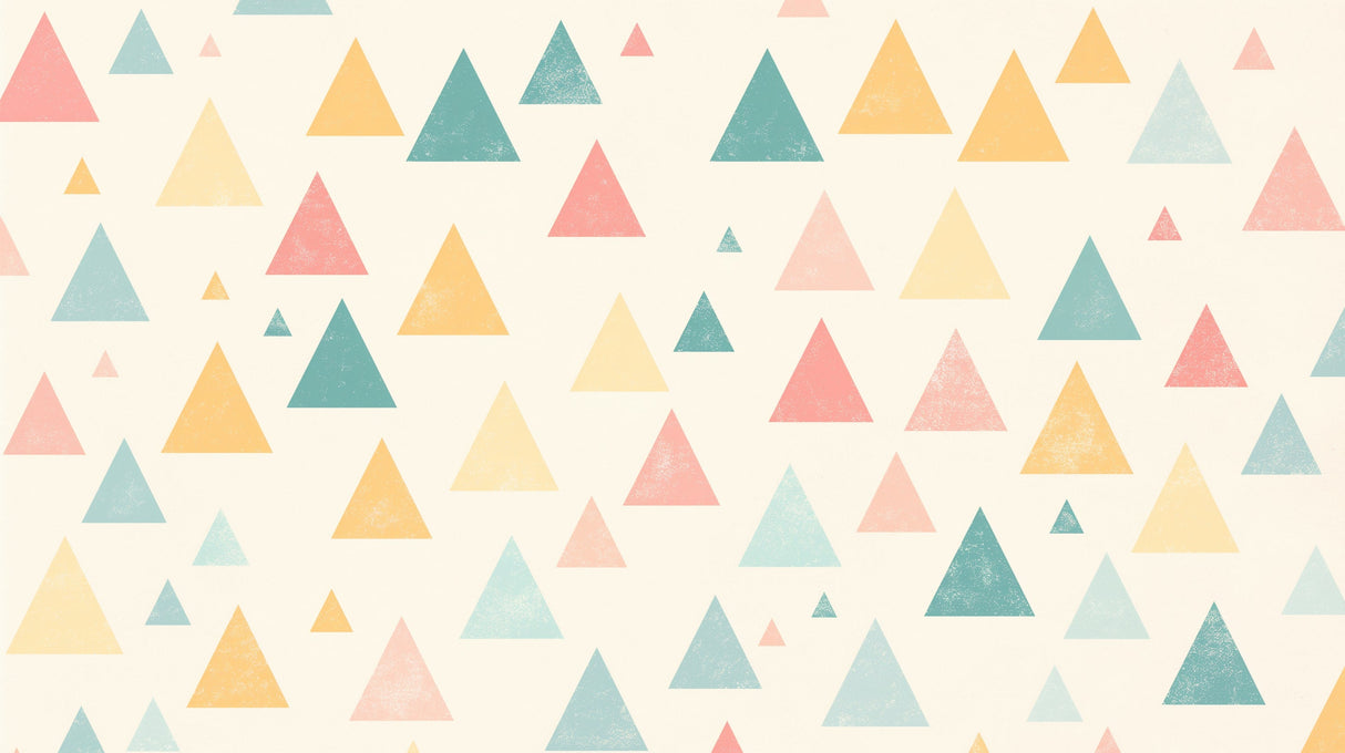 Pastel geometric wallpaper design file showing triangle pattern arrangement