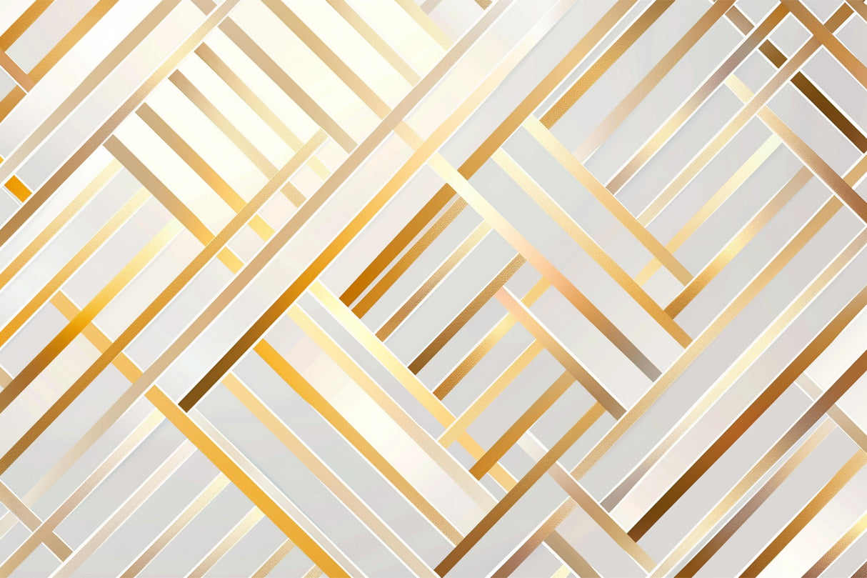 White and gold geometric design file showing intricate art deco pattern details
