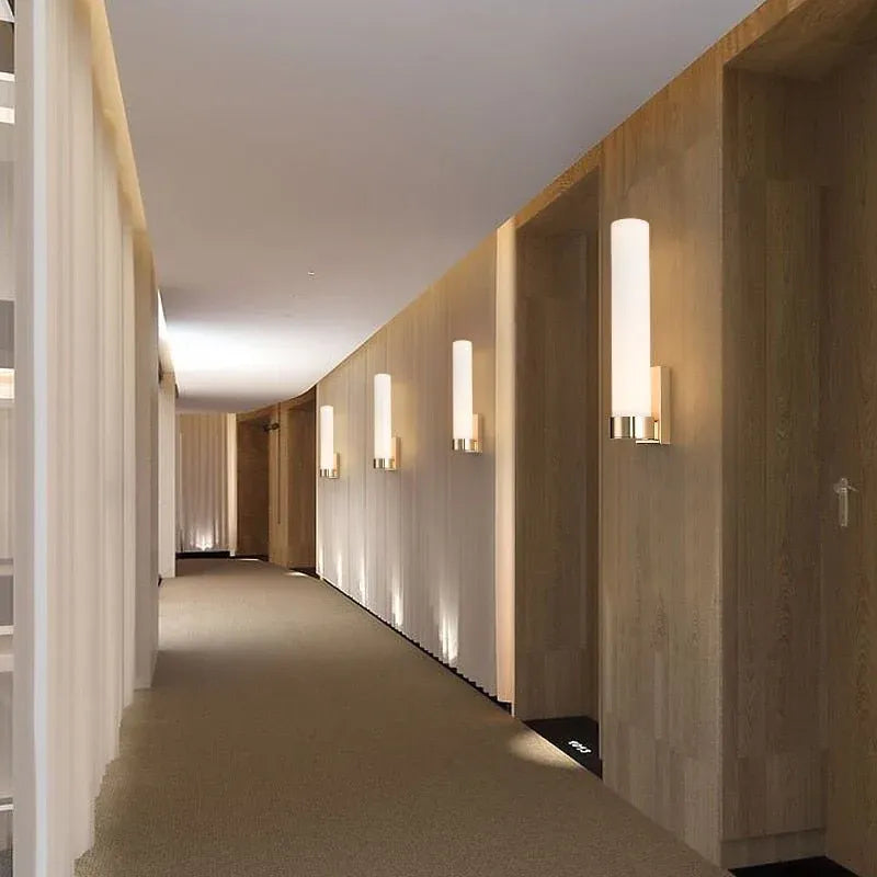 Modern LED Wall Sconce Gold Aluminum Dual Light - Product detail 7