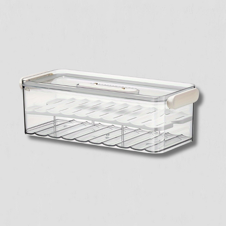Food Storage Container  Clear PET Organizer With Layer Design - Product showcase