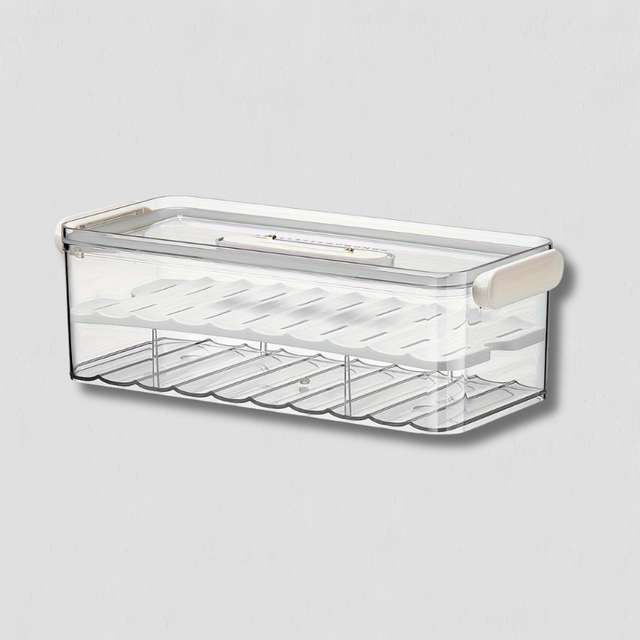 Food Storage Container  Clear PET Organizer With Layer Design - Product showcase