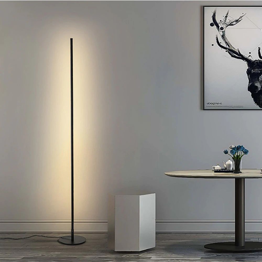 LED Floor Lamp Modern Gold Minimalist Design - Product detail 6