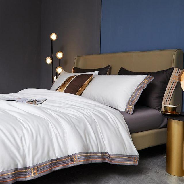 Luxury Egyptian Cotton Bedding  Premium White Hotel Collection - Product detail 7