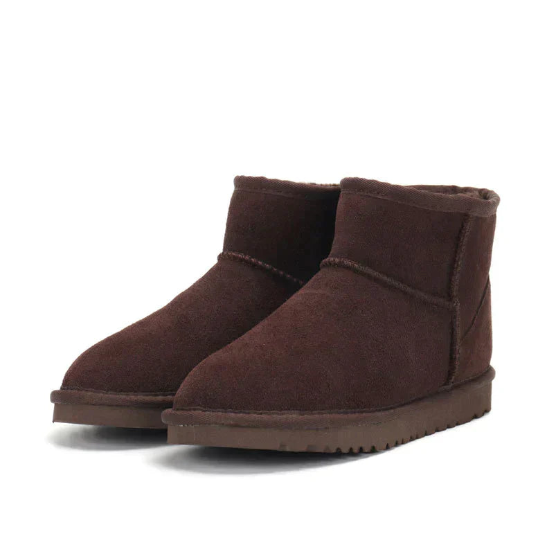 Winter Suede Ankle Boots  Fleece Lined Vegan Design - Product detail 7