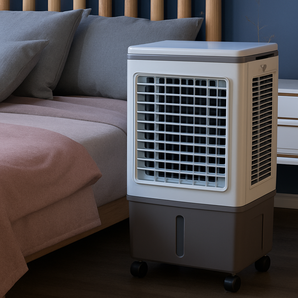 Industrial Evaporative Cooler 4-in-1 Air System with 12-Gallon Tank - Detailed view