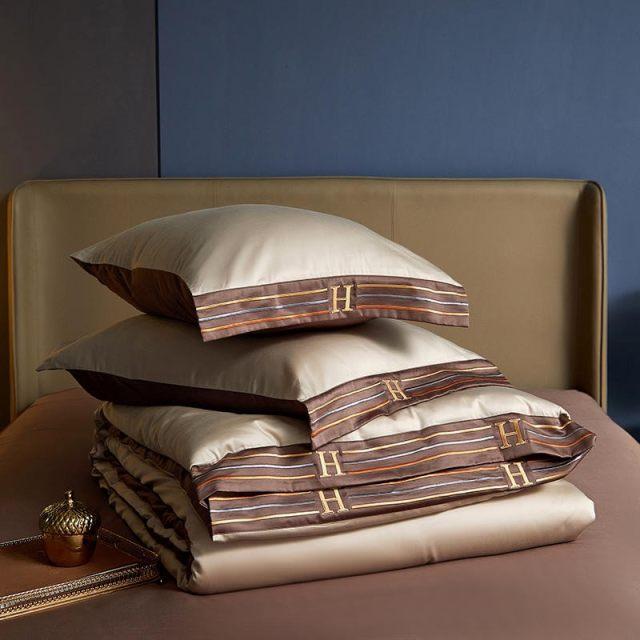 Egyptian Cotton Bedding Set  Premium Cream Duvet Collection - Product detail 10