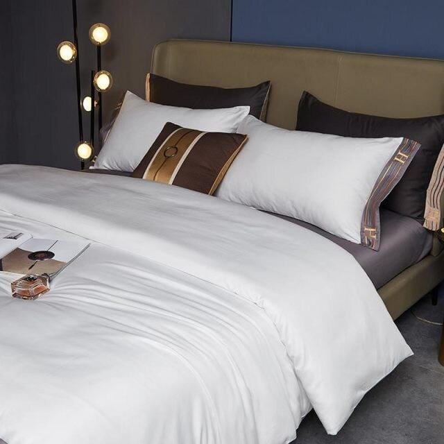 Luxury Egyptian Cotton Bedding  Premium White Hotel Collection - Product detail 4