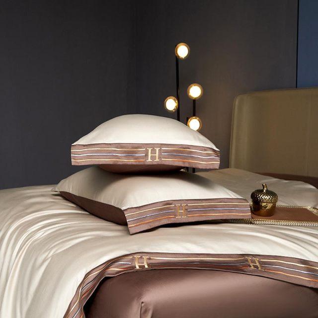 Egyptian Cotton Bedding Set  Premium Cream Duvet Collection - Product detail 9