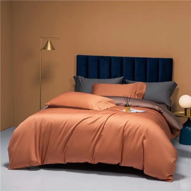 Egyptian Cotton Duvet Set  Reversible Luxury Bedding - Detailed view
