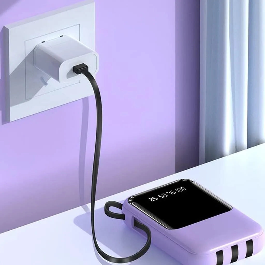 Portable Power Bank 10000mAh  LED Display Fast Charging Compact Design - Product example