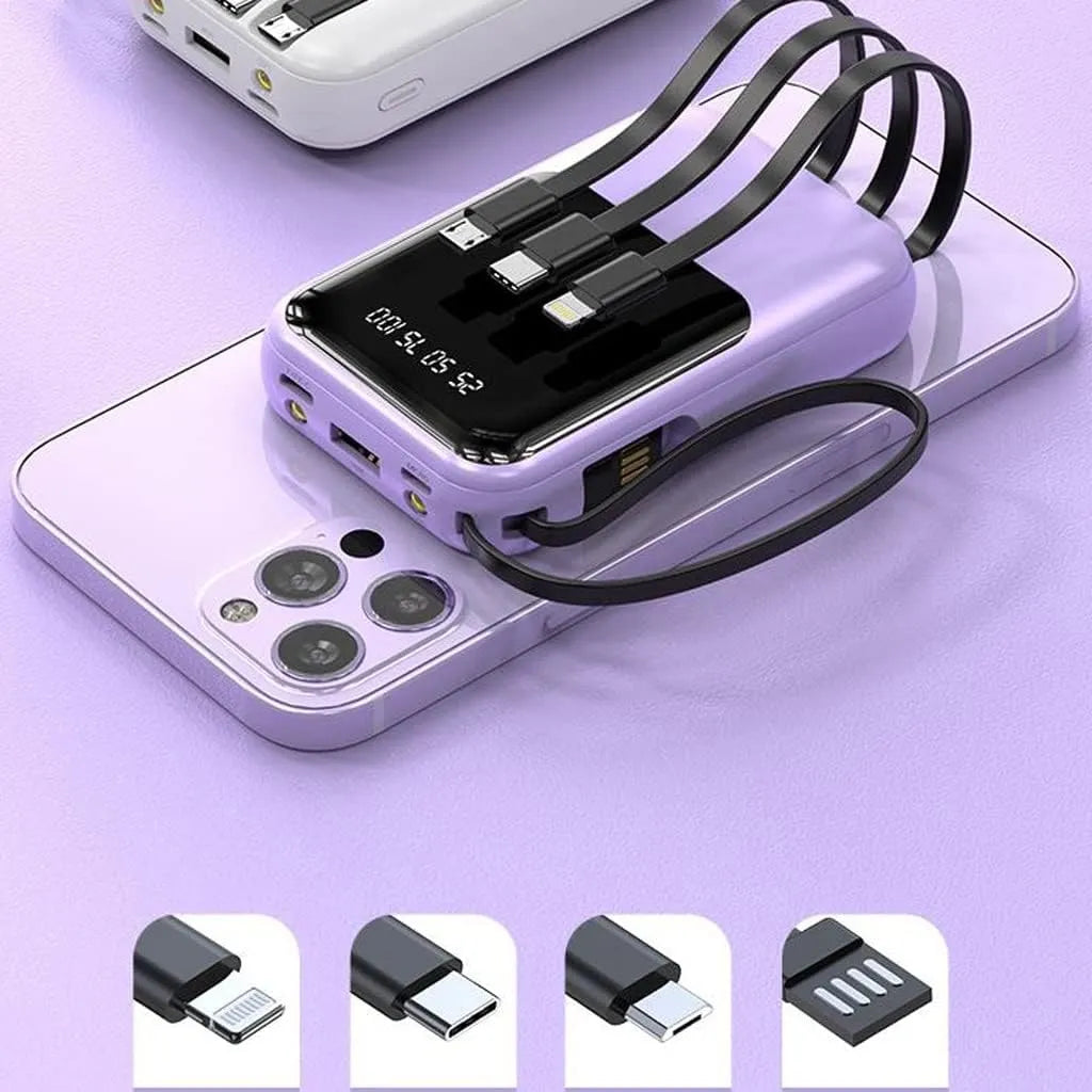 Portable Power Bank 10000mAh  LED Display Fast Charging Compact Design - Product detail 5