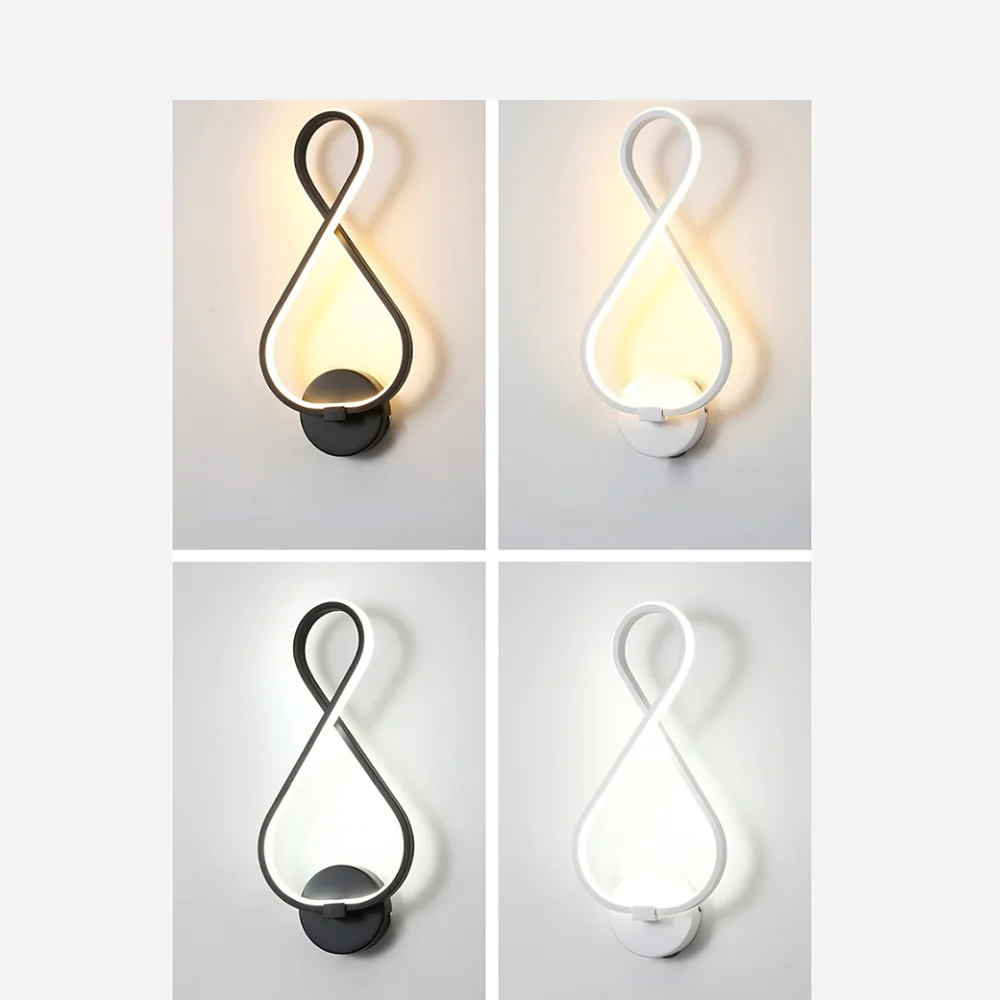 Musical Note Wall Light LED Treble Clef Design - Product detail 11