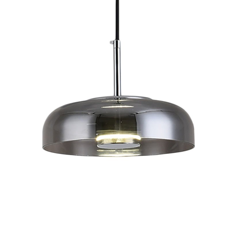 Modern LED Pendant Light Glass Stone Disc Design - Product detail 10