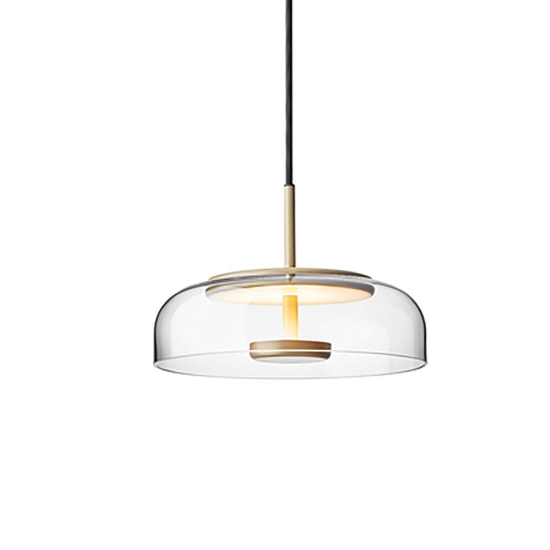 Modern LED Pendant Light Glass Stone Disc Design - Product detail 11