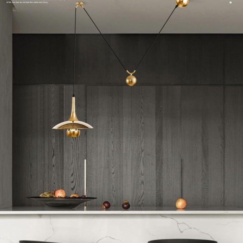 Modern Pendant Light Adjustable Chrome Swing Arm - Product detail 8