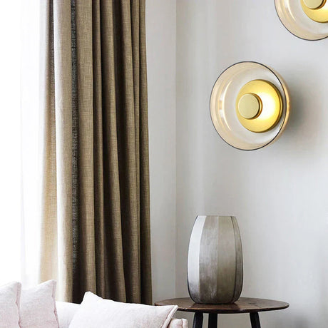Modern Wall Sconce  Circular Glass LED Design - Product detail 7