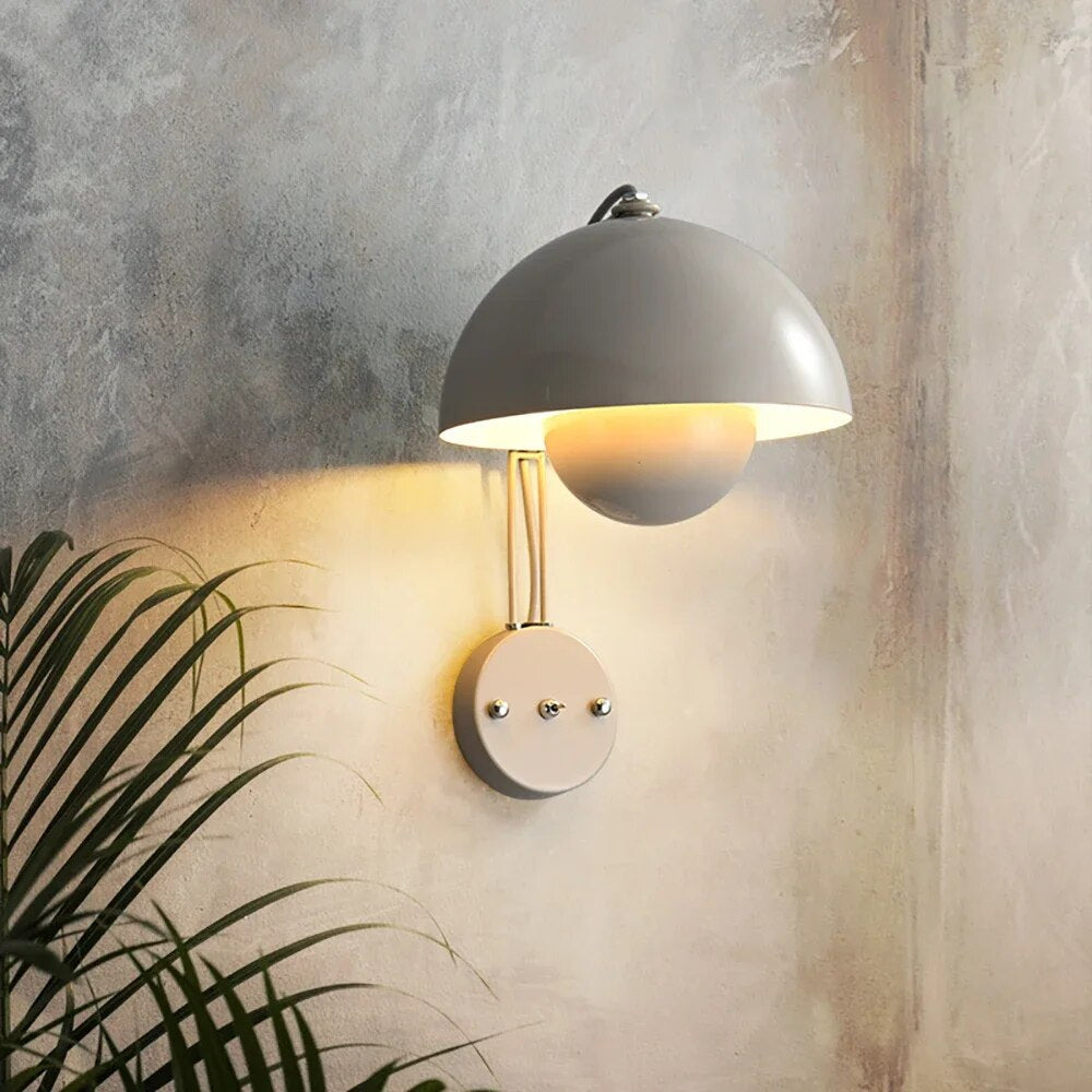 Modern Wall Lamp Adjustable Dome Shade Design - Product example