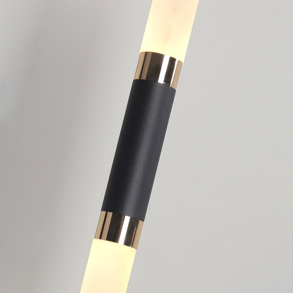 Modern Pendant Light Black White Gold Cylinder Design - Product detail 4