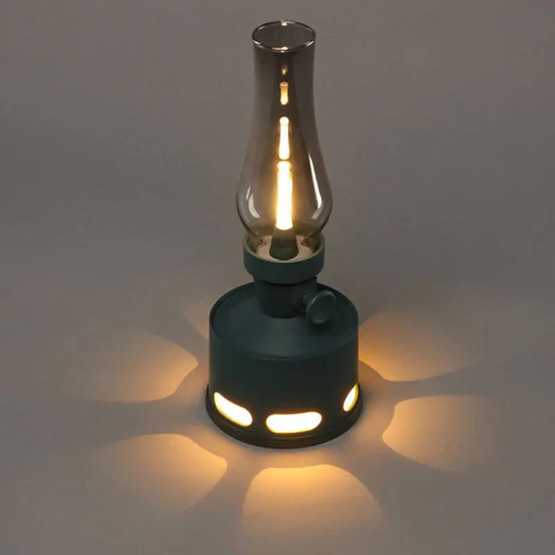 Vintage LED Lantern  Glass  Aluminum Nostalgic Design - Product detail 19