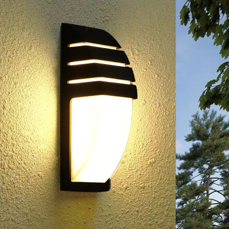 Modern Solar Wall Light  Motion Sensor LED Outdoor Lamp - Detailed view