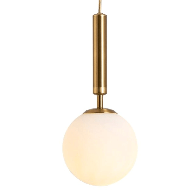 Modern Globe Pendant Light Brass Cylinder Design - Product detail 7