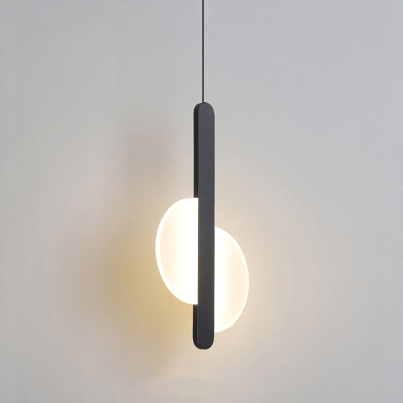 Modern LED Pendant Light Geometric Metal Disc Design - Product detail 10