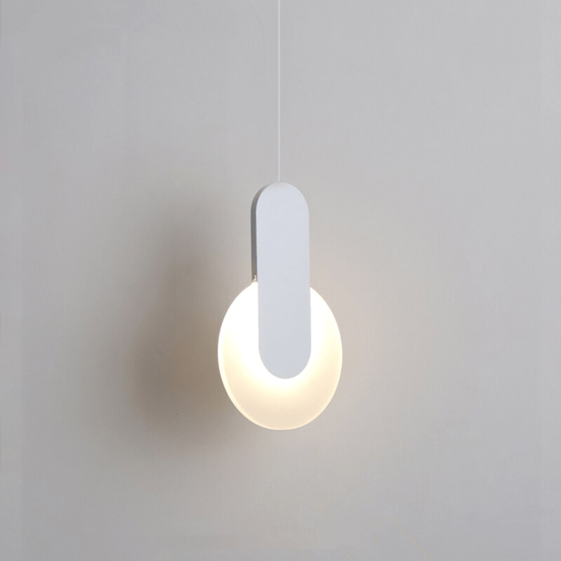 Modern LED Pendant Light Geometric Metal Disc Design - Product detail 11
