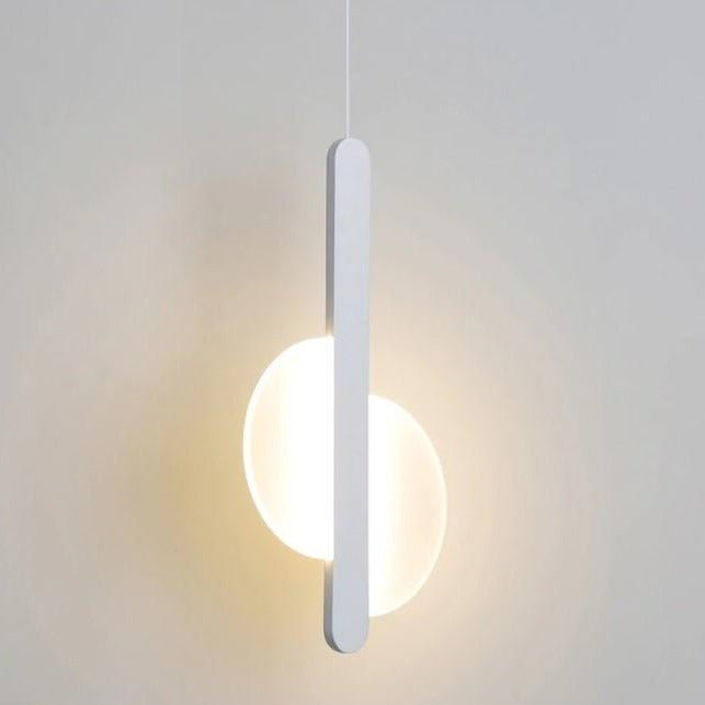 Modern LED Pendant Light Geometric Metal Disc Design - Product detail 12