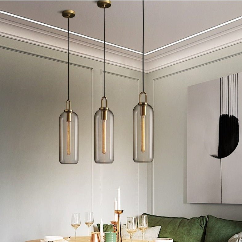 Modern Glass Pendant Light Frosted Globe Design - Product detail 5