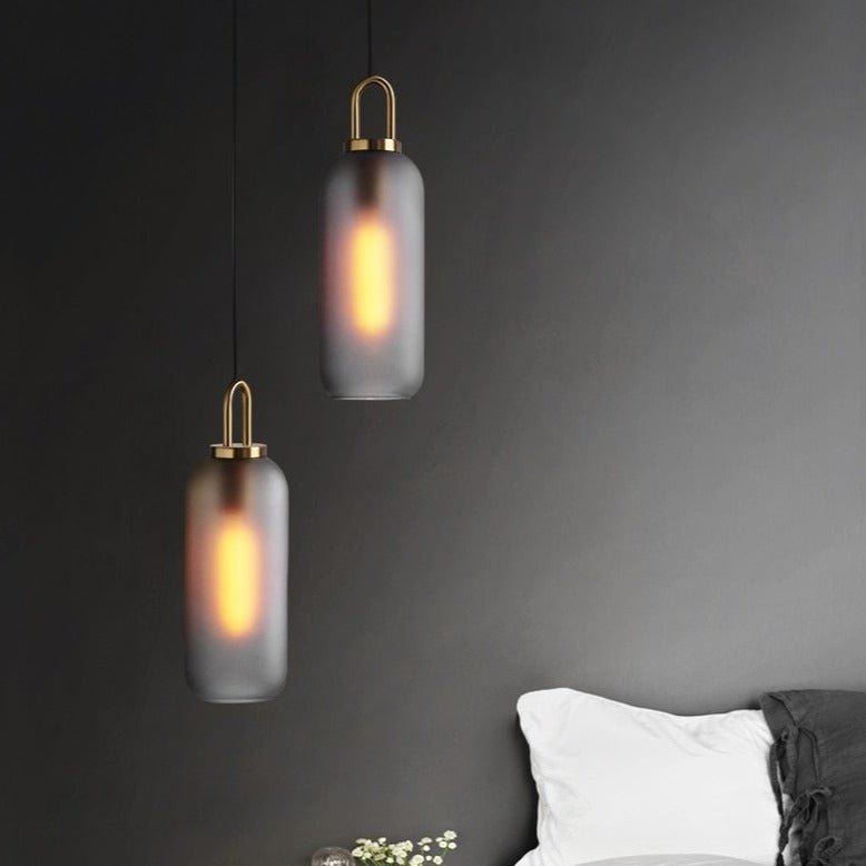 Modern Glass Pendant Light Frosted Globe Design - Product detail 12