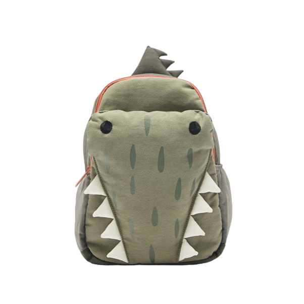 Kids Dinosaur Backpack  Crocodile Design With Spikes - Product showcase