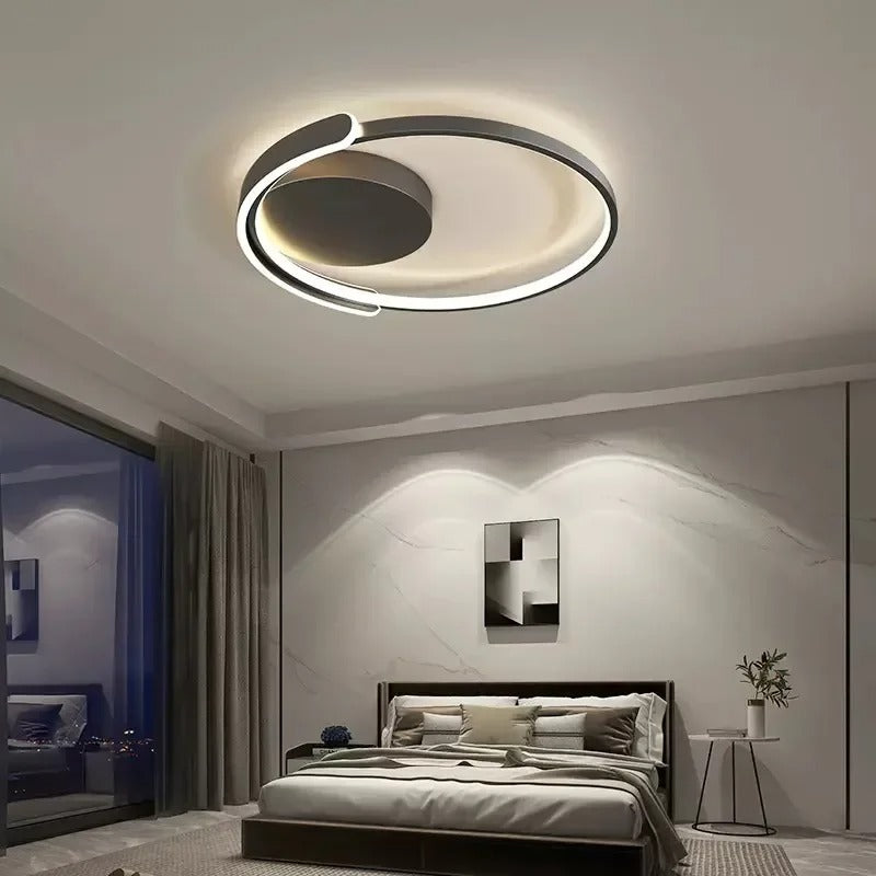 Modern LED Ceiling Light  Circular Minimalist Design - Detailed view