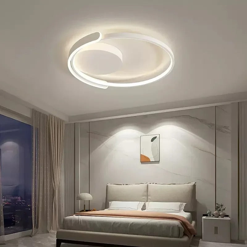 Modern LED Ceiling Light  Circular Minimalist Design - Product showcase