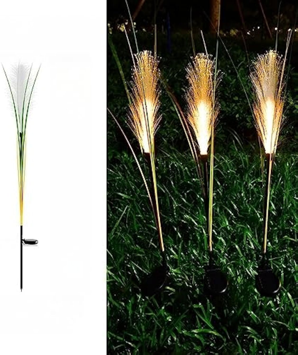 Solar Garden Reed Light  Fiber-Optic LED Outdoor Stake - Product detail 5