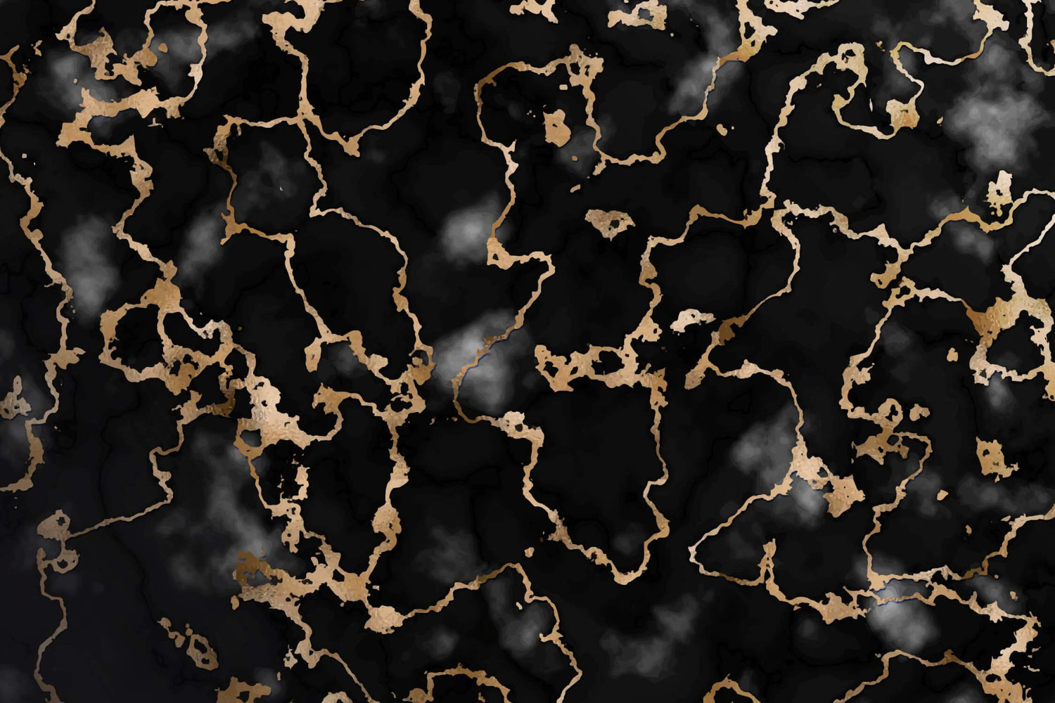 Black marble wallpaper design file showing intricate gold veining pattern