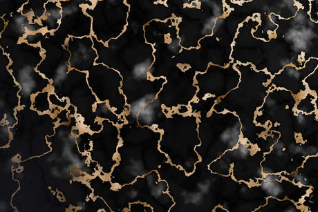 Black marble wallpaper design file showing intricate gold veining pattern