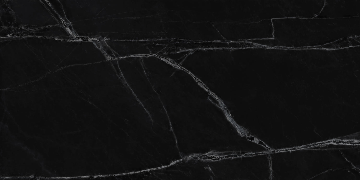 Design file of black marble pattern with detailed white veining texture