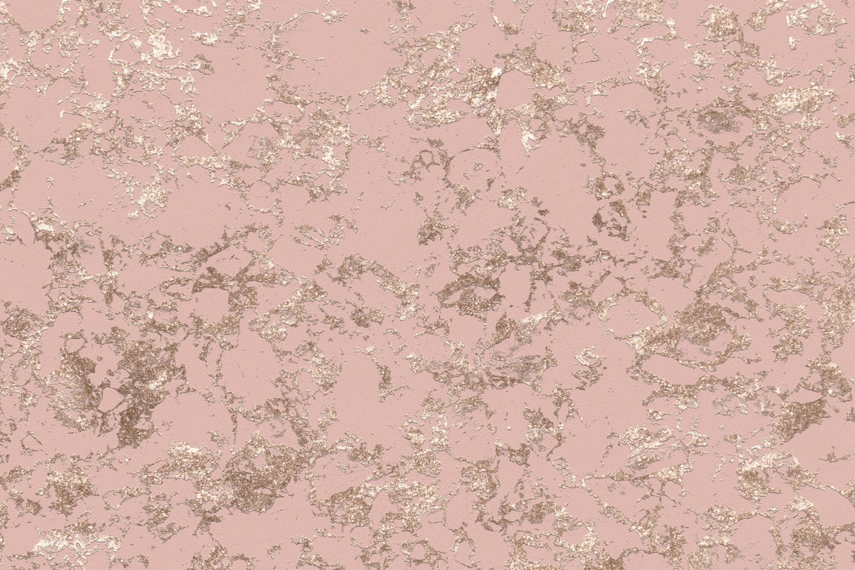 Design file showing full pink and gold marble pattern with abstract flowing details