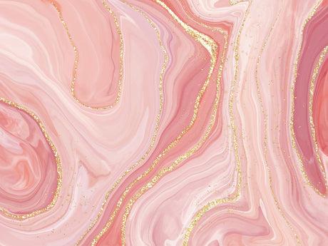 Design file of pink and gold marble pattern showing intricate swirl details and textures