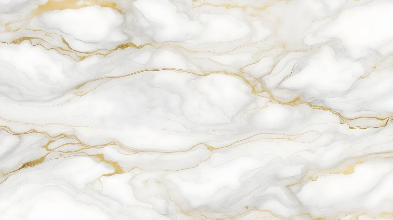 White and gold marble wallpaper design file showing detailed golden veining pattern