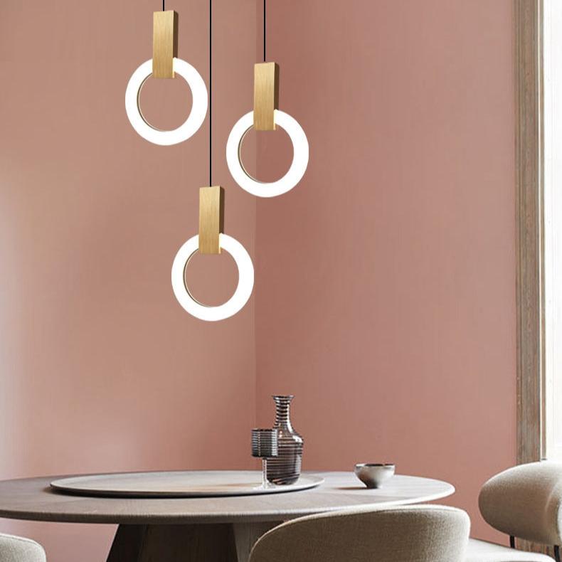 Nordic Ring Pendant Light LED Circle Design - Product detail 11
