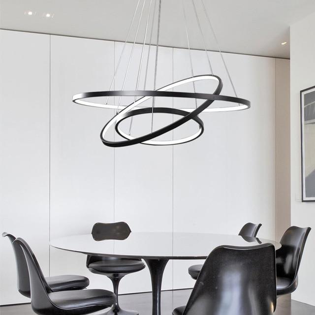 Modern Spiral Chandelier LED Ring Ceiling Light - Product detail 13