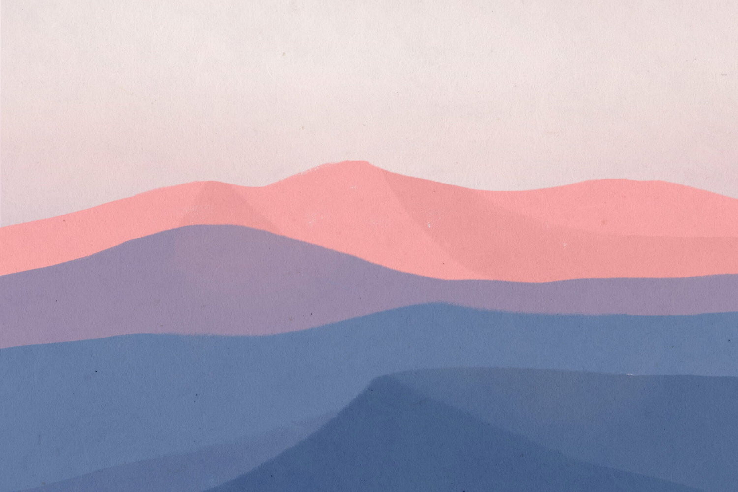 Abstract mountain waves design file showing detailed pink and blue gradient pattern